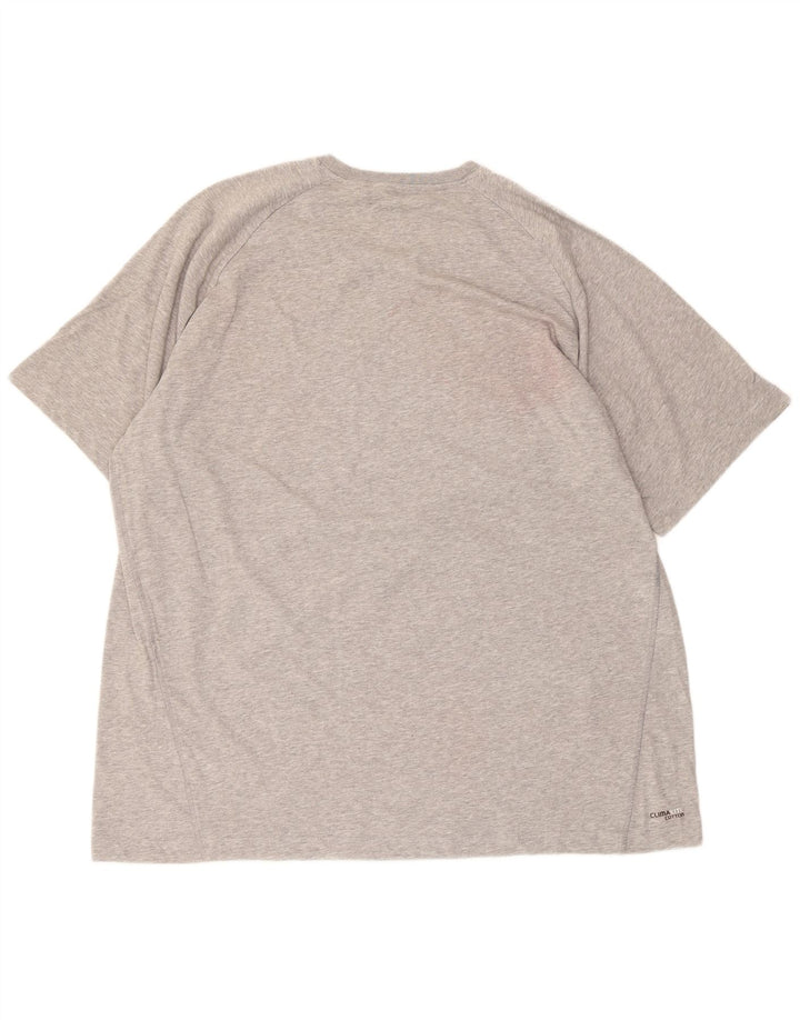 ADIDAS Mens Clima 365 Graphic T-Shirt Top 2XL Grey