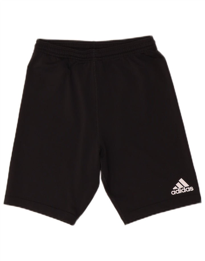 Pantaloncini sportivi Adidas da donna UK 12 medio nero poliestere