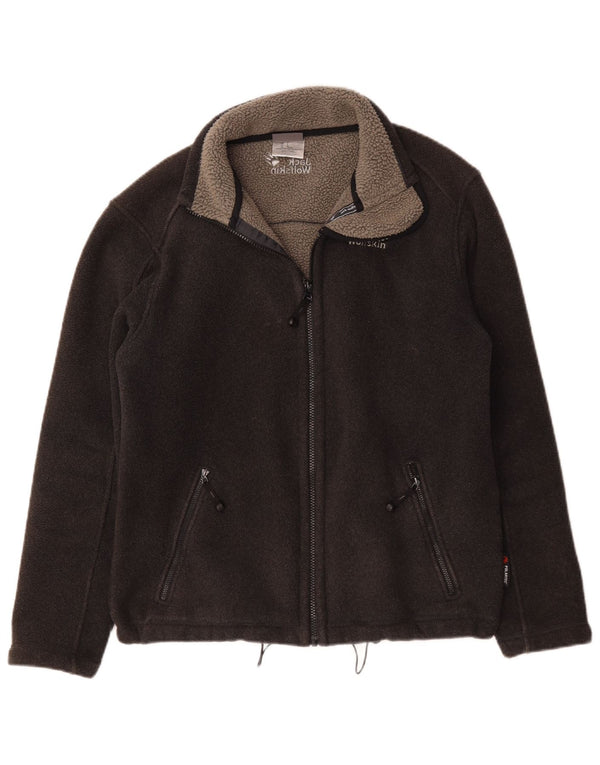 Jack Wolfskin Mens Fleece Jacket UK 34 XS Black Polyester