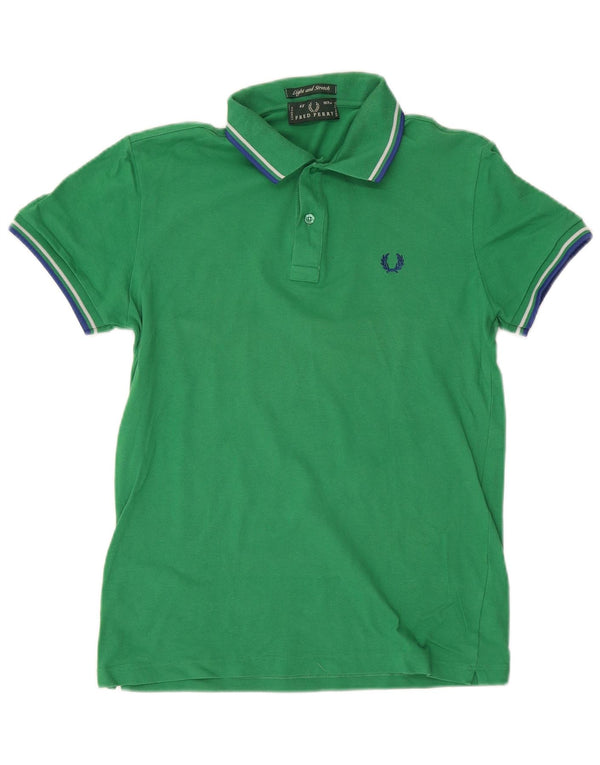 Polo Uomo FRED PERRY Cotone Verde Medio