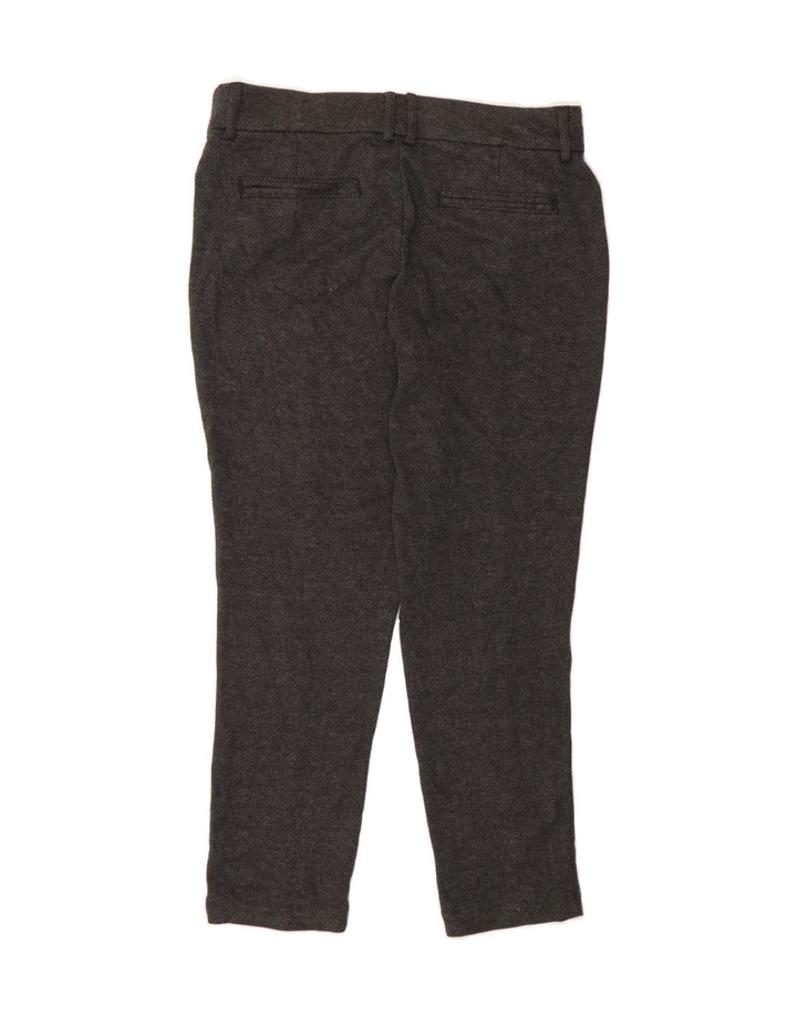 LEE Womens Riders Casual Trousers US 8 Medium W30 L26 Grey Herringbone Vintage Lee and Second-Hand Lee from Messina Hembry 