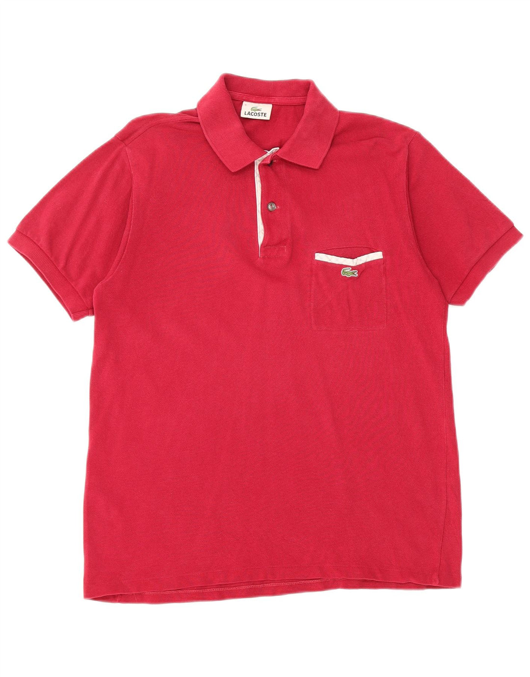 Polo da uomo LACOSTE taglia 3 piccola in cotone rosa