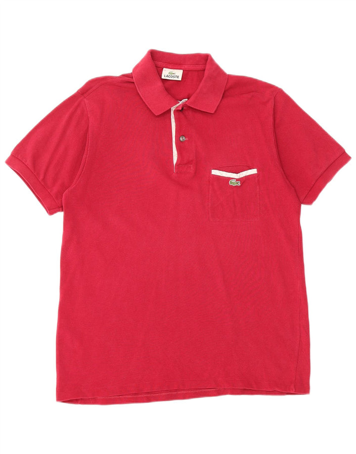 Polo da uomo LACOSTE taglia 3 piccola in cotone rosa