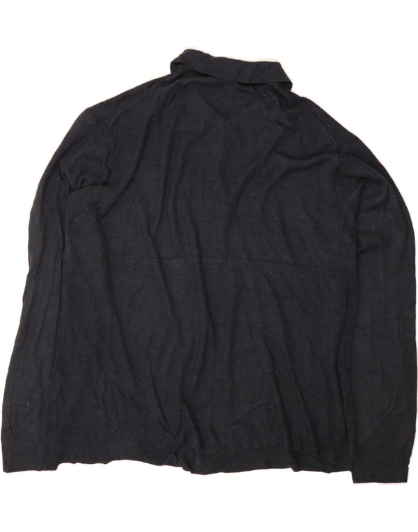 DOCKERS Maglione da uomo con collo alto 3XL Blu navy a rombi/diamante