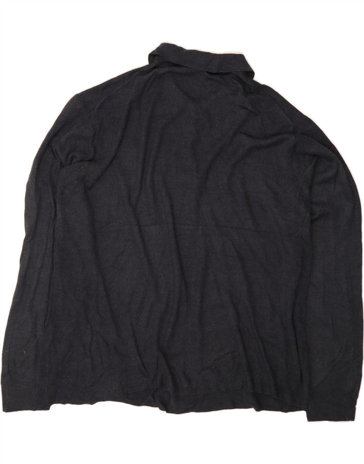DOCKERS Maglione da uomo con collo alto 3XL Blu navy a rombi/diamante