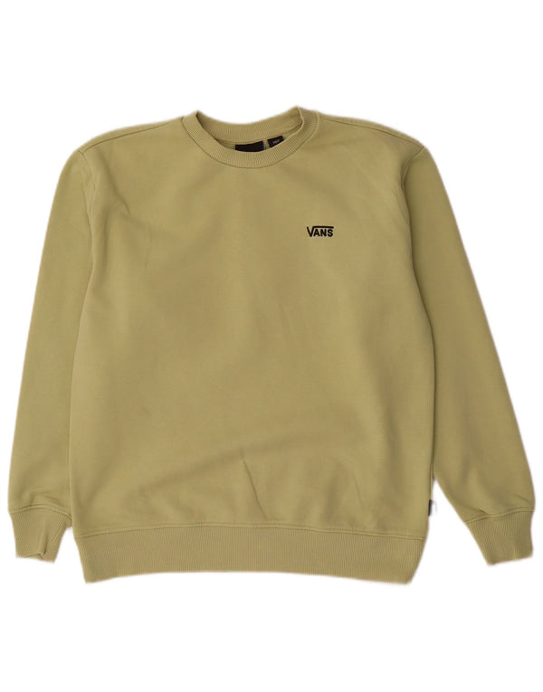 Felpa da uomo Vans maglione XS verde cotone