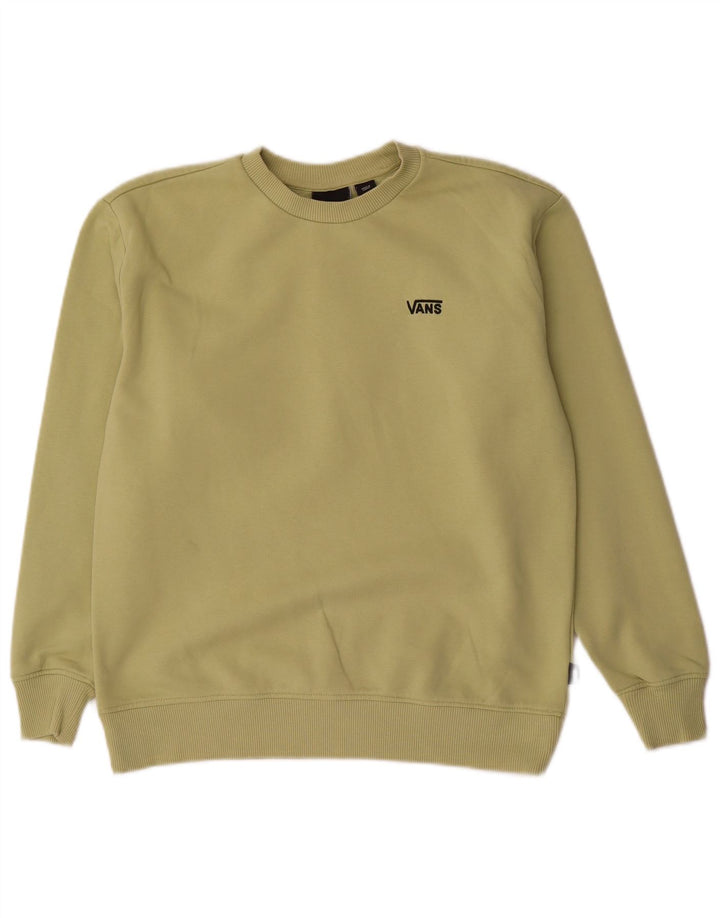 Felpa da uomo Vans maglione XS verde cotone