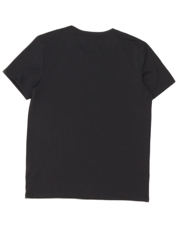 T-shirt Nike Dri Fit da donna Top UK 6 XS poliestere nero