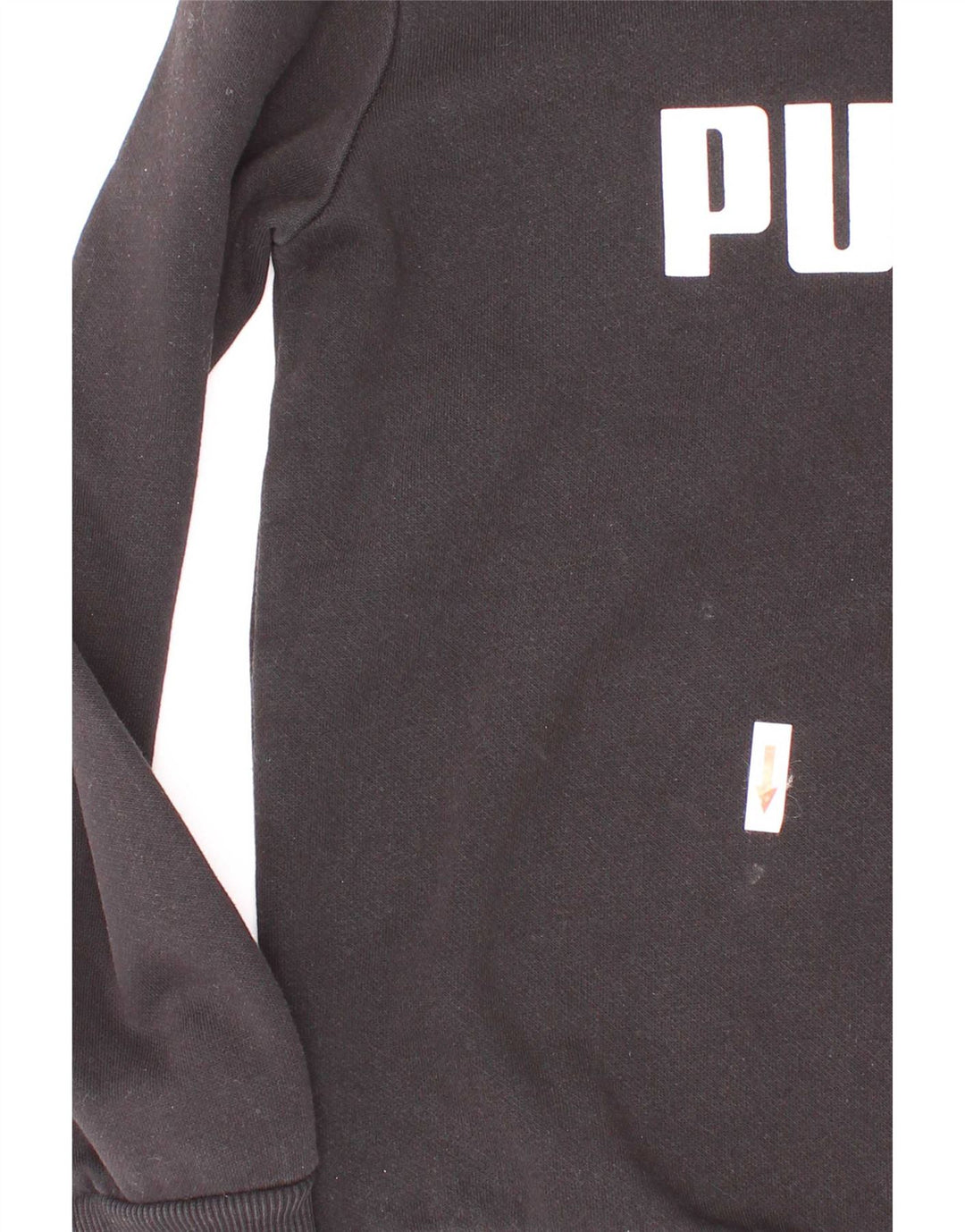 Felpa grafica da ragazzo Puma 7-8 anni in cotone nero