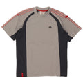 Maglietta Adidas da ragazzo, 11-12 anni, in poliestere color block grigio