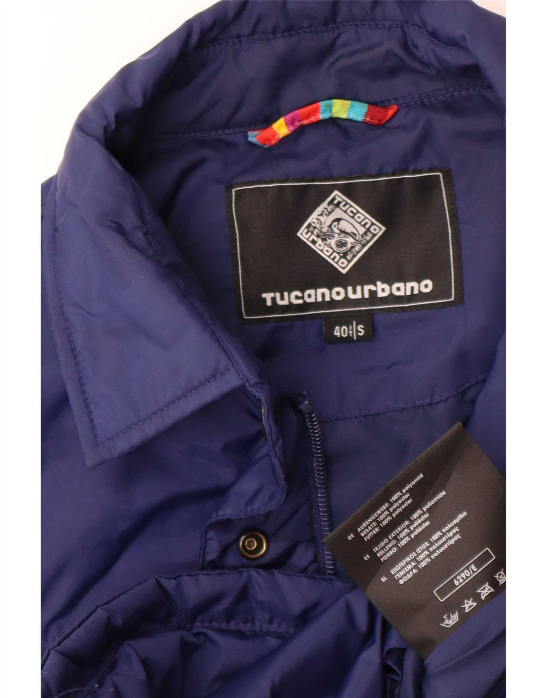 Giacca Antipioggia Donna Tucano Urbano IT 40 Small Blu Navy Poliammide