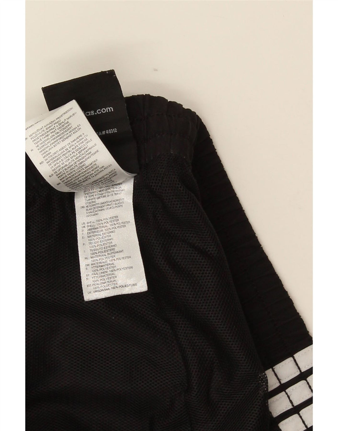 Pantaloncini sportivi Adidas Climalite da uomo medio poliestere nero