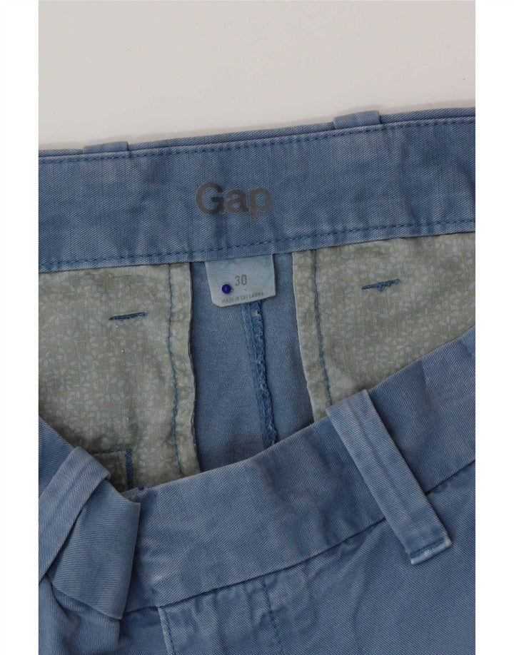 Pantaloncini chino da uomo Gap W30 blu medio