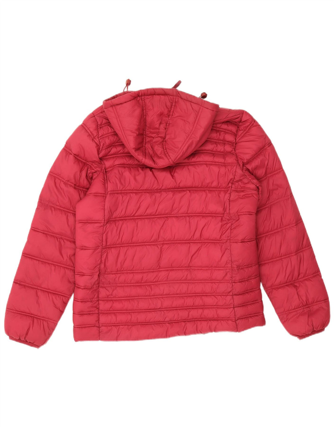 Crew Clothing Giacca imbottita con cappuccio da donna UK 12 Medium Red Poliammide