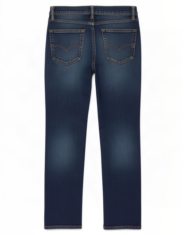 Jeans slim invecchiati da uomo Levi's W32 L27 cotone blu