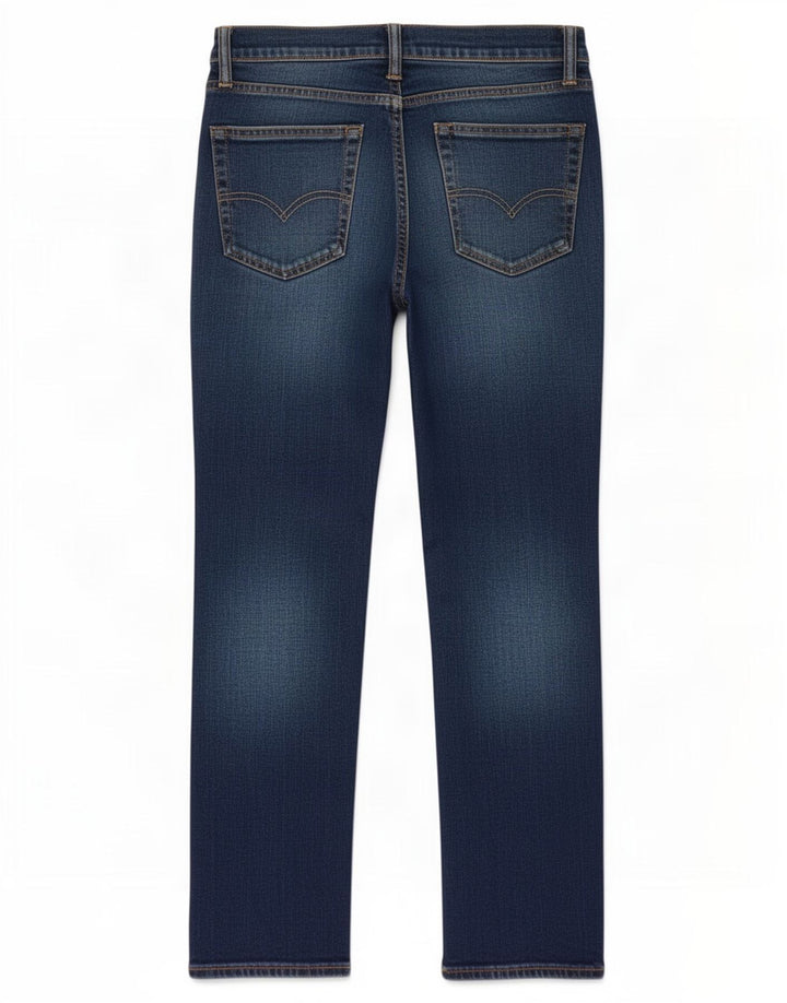 Jeans slim invecchiati da uomo Levi's W32 L27 cotone blu