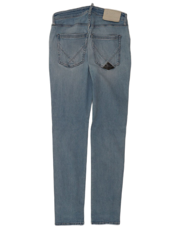 Jeans slim da donna Roy Rogers W33 L30 cotone blu