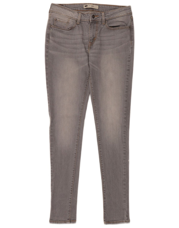 LEVI'S Jeans skinny legging 535 da donna W30 L32 cotone grigio