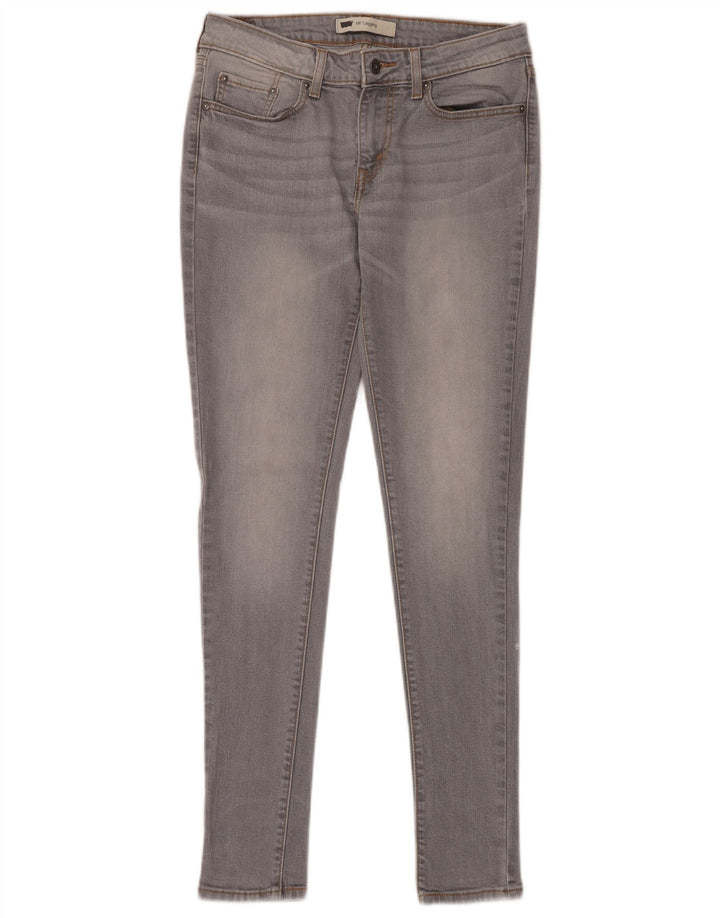 LEVI'S Jeans skinny legging 535 da donna W30 L32 cotone grigio