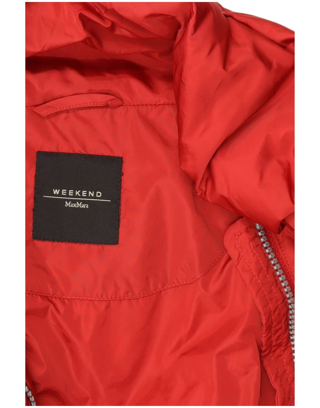 Giacca imbottita da weekend da donna MAX MARA UK 12 Medium Red Poliammide invernale