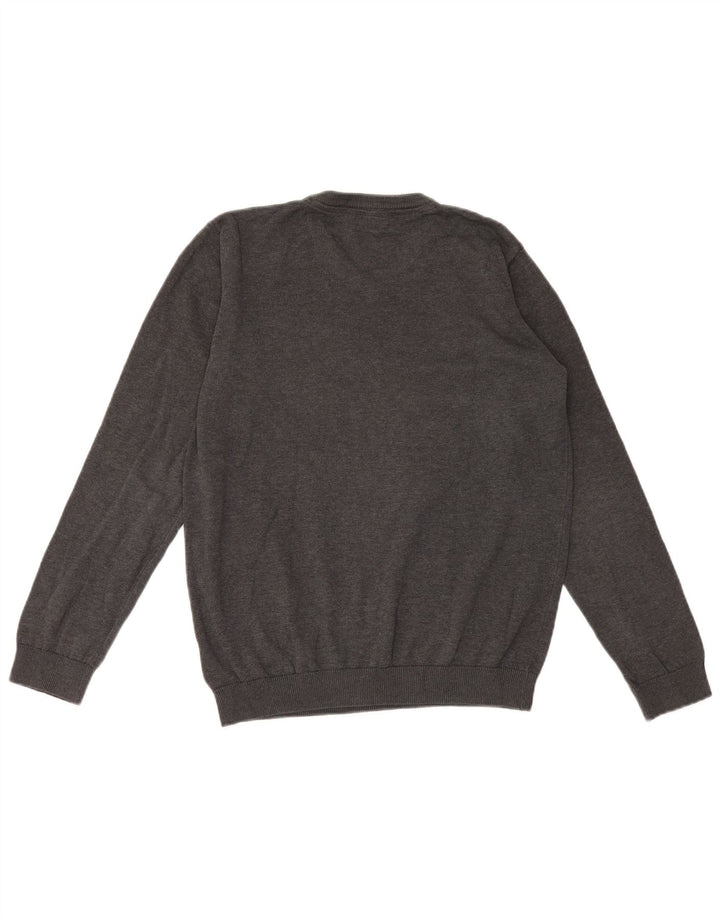 Maglione Marks & Spencer da ragazzo con scollo a V 15-16 anni in cotone grigio