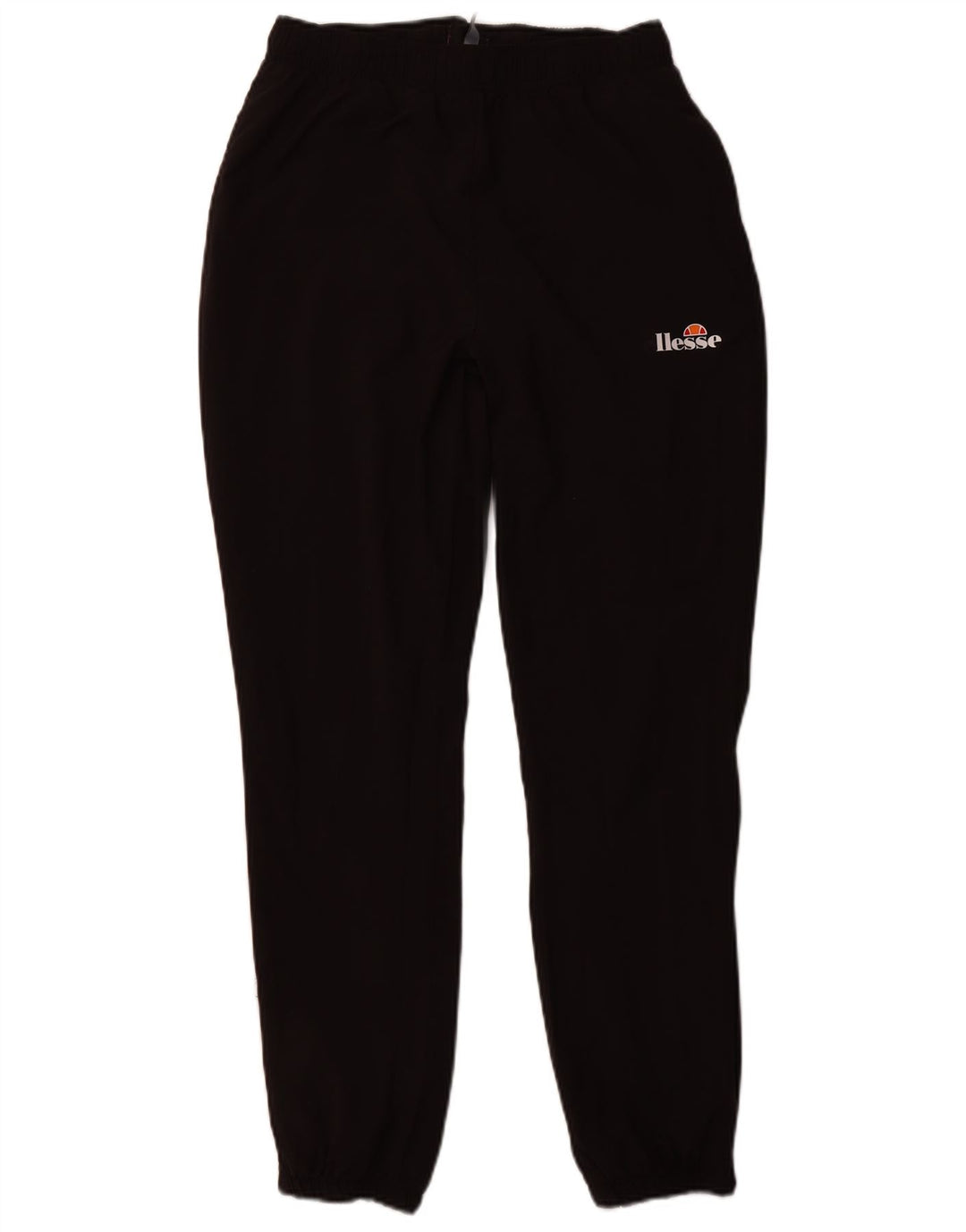ELLESSE Pantaloni da tuta da donna Joggers UK 12 Medio Nero Cotone