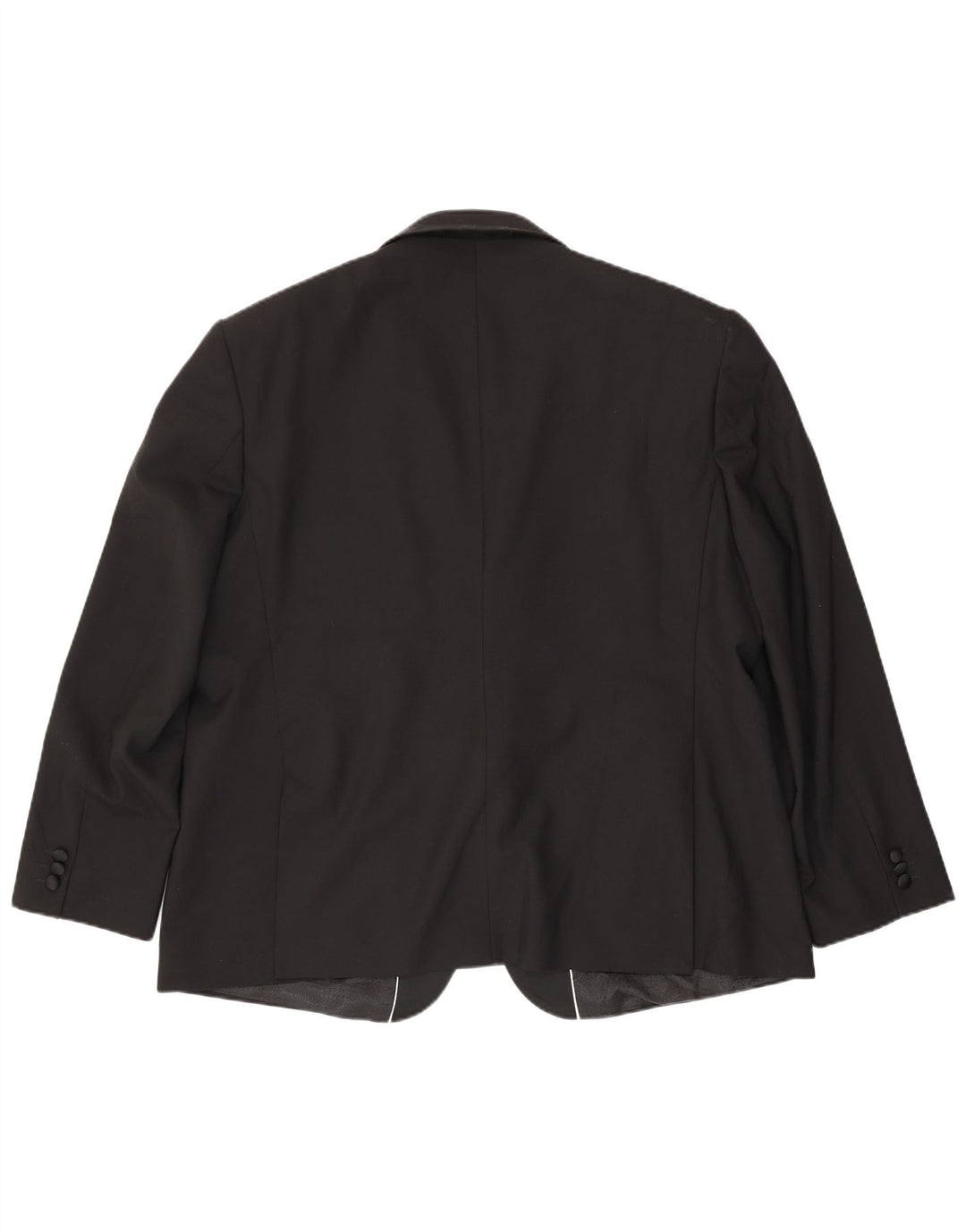 Giacca blazer da uomo a 1 bottone Pierre Cardin UK 52 6XL poliestere nero