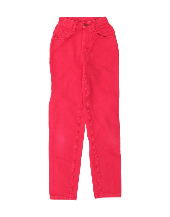 LEE Womens Tapered Jeans W22 L29 Pink Vintage Lee and Second-Hand Lee from Messina Hembry 