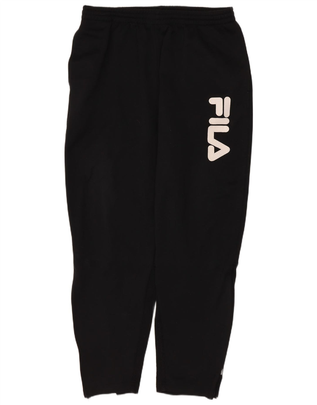 Pantaloni da tuta con grafica Fila da uomo, poliestere nero medio
