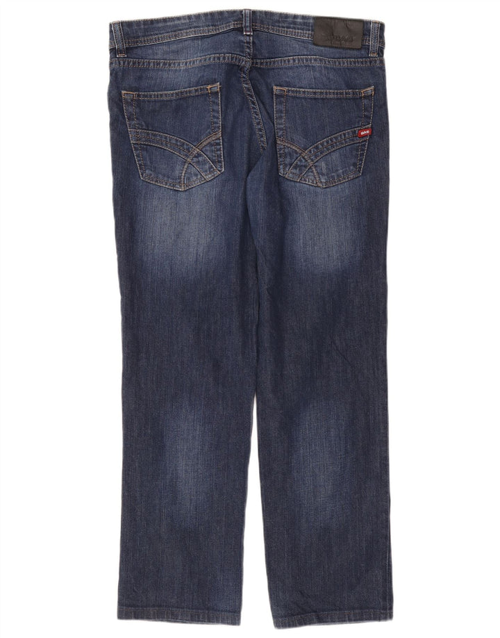 Jeans dritti da uomo Gas W32 L28 cotone blu navy