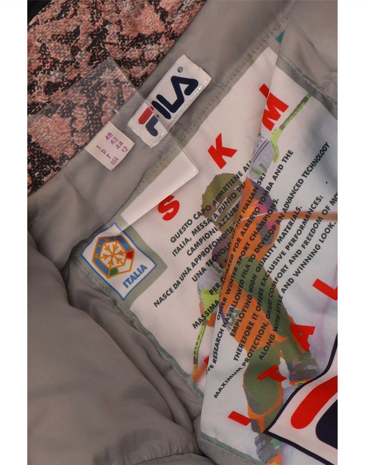 Tuta da sci da donna Fila IT 48 XL Colorblock nera