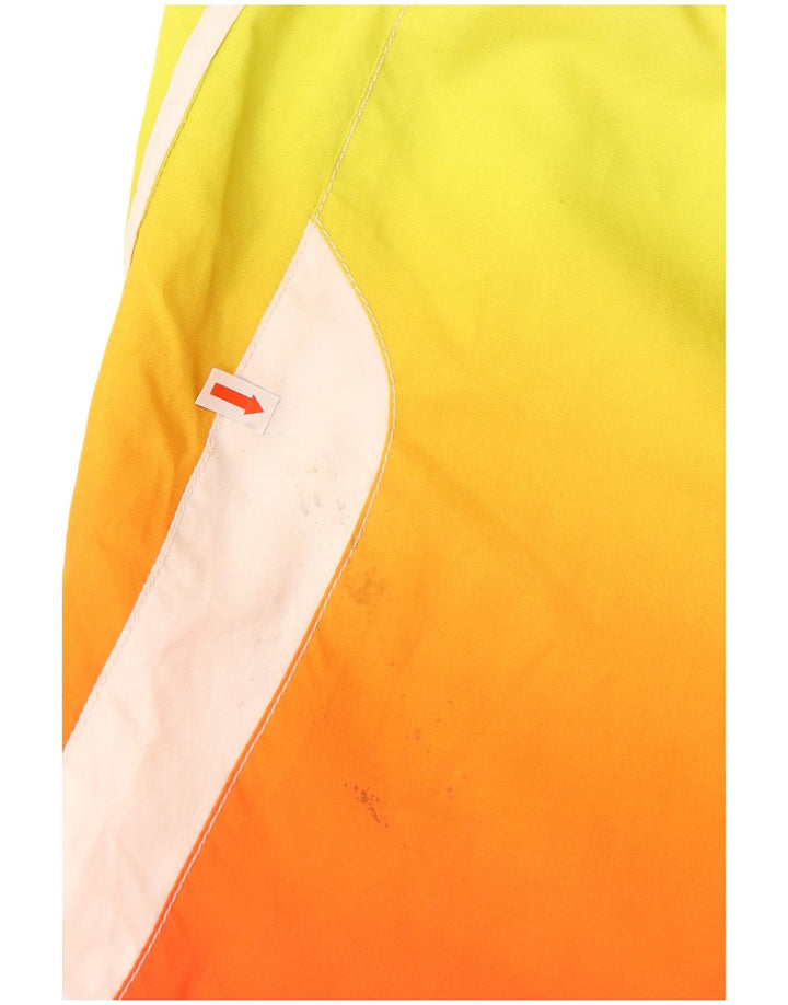 NIKE Mens Swimming Shorts Medium  Orange Colourblock