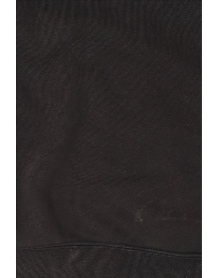 Felpa con cappuccio grafica Nike da uomo in cotone nero medio