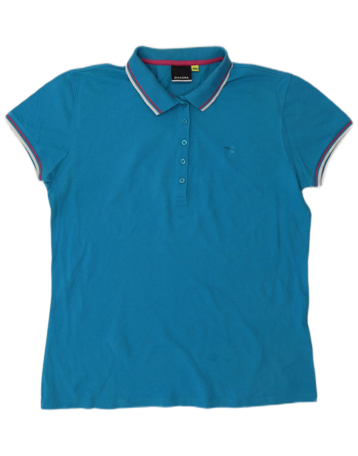 Polo DIADORA Donna UK 20 2XL Blu