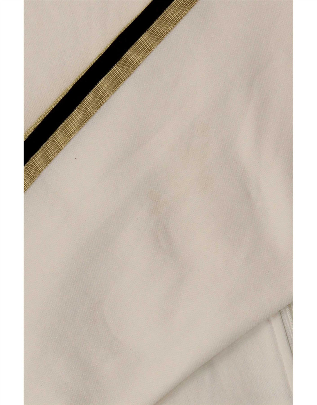 Giacca da ginnastica da uomo Adidas, giacca in poliestere color block bianco medio