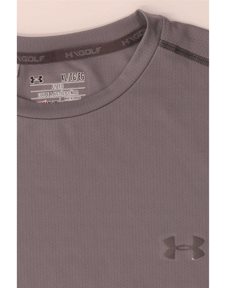 Maglietta Under Armour da uomo Heat Gear Top XL poliestere grigio