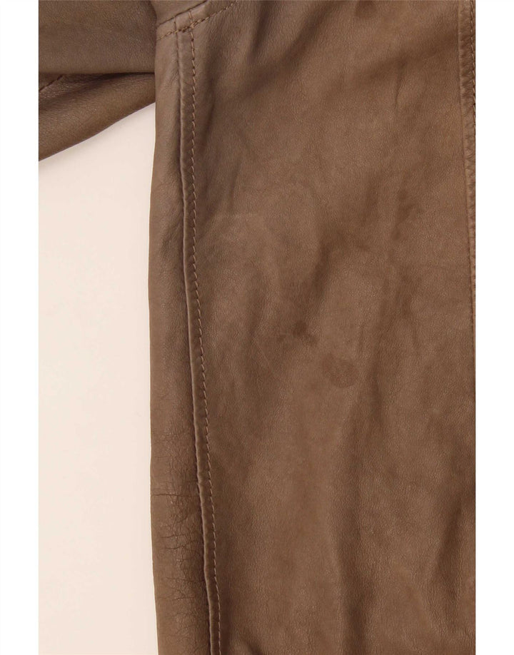 Giacca in pelle da uomo Jeckerson UK 42 XL Marrone