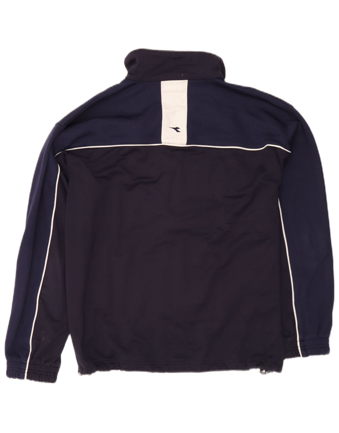 Giacca da tuta da uomo Diadora UK 38 Medium Blu Navy Colourblock