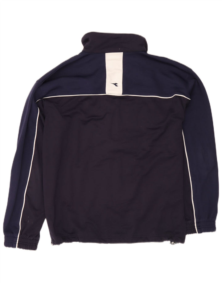 Giacca da tuta da uomo Diadora UK 38 Medium Blu Navy Colourblock