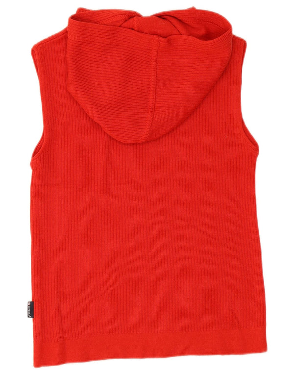 Canotta corta con cappuccio da donna Superga UK 10 piccola lana rossa