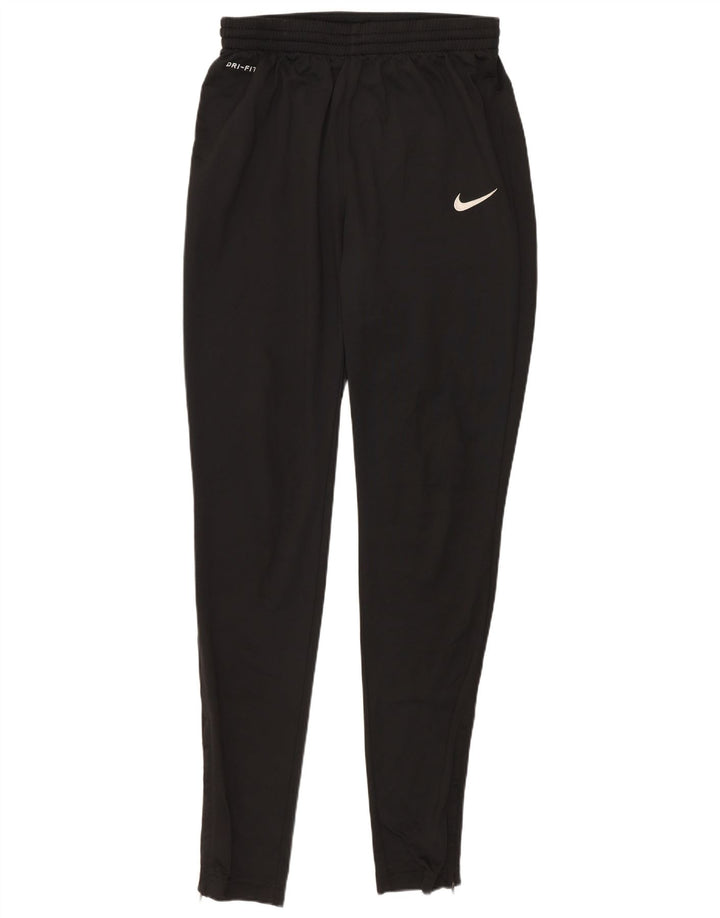 Pantaloni da tuta da uomo NIKE Dri Fit piccoli in poliestere nero