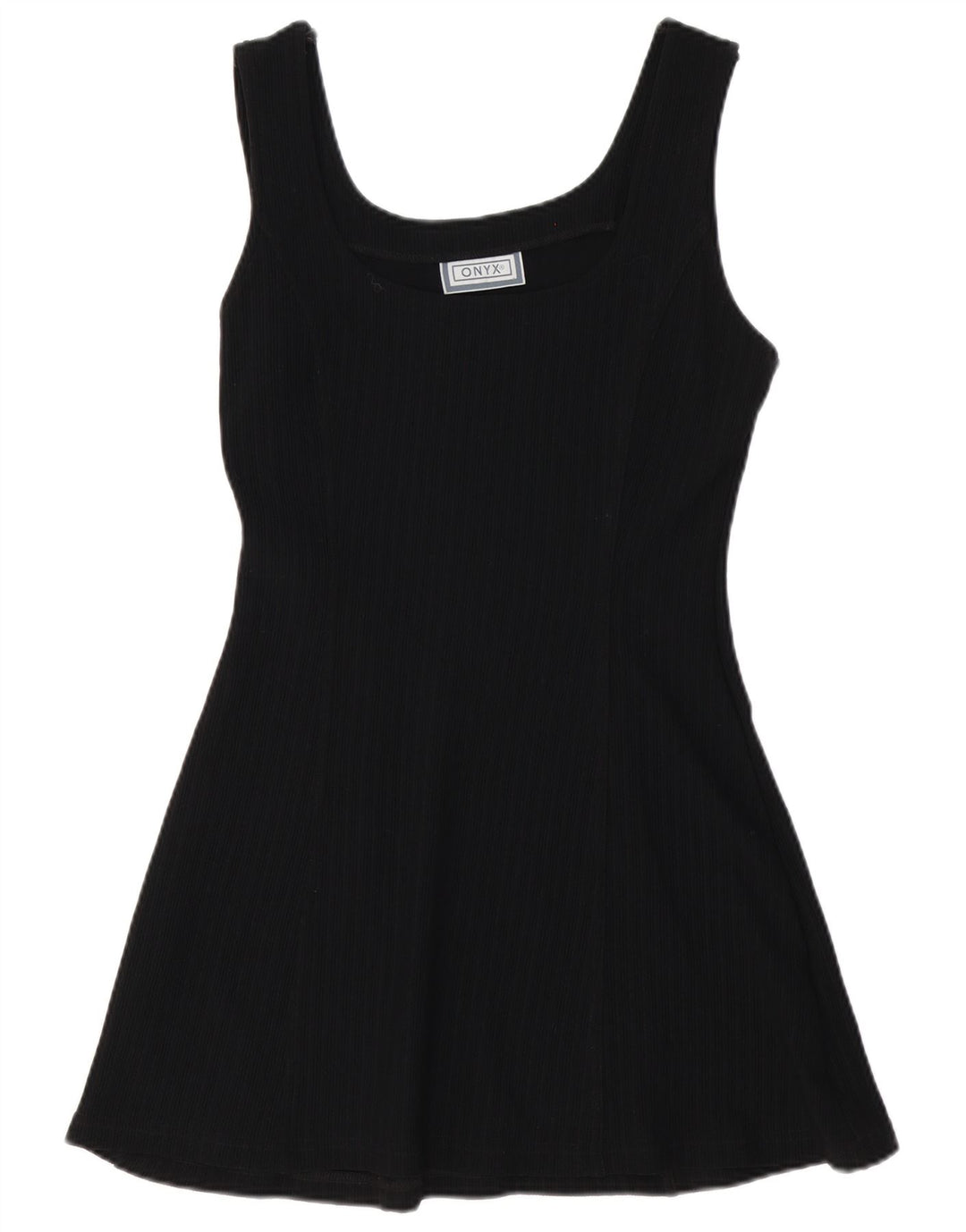 Abito a trapezio senza maniche da donna Onyx UK 12 medio nero in poliammide