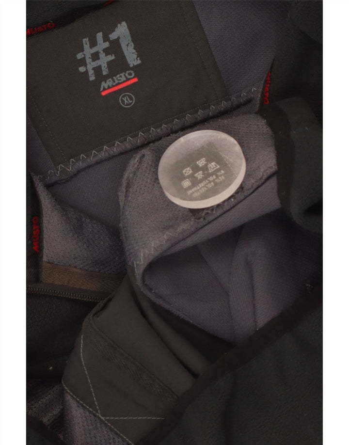 Giacca in pile da uomo Musto UK 42 XL poliestere nero