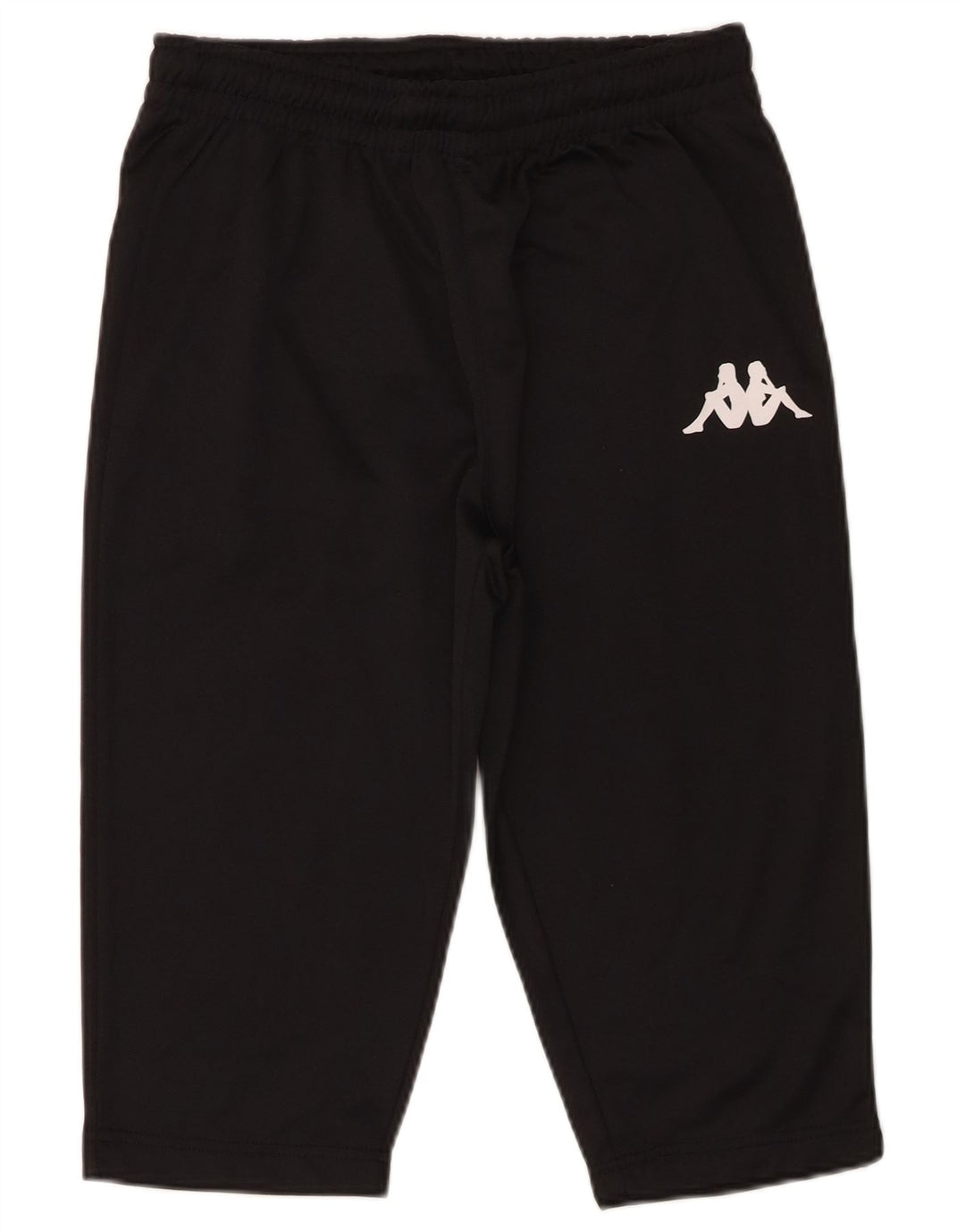 Pantaloncini sportivi Bermuda da uomo Kappa piccoli neri in poliestere