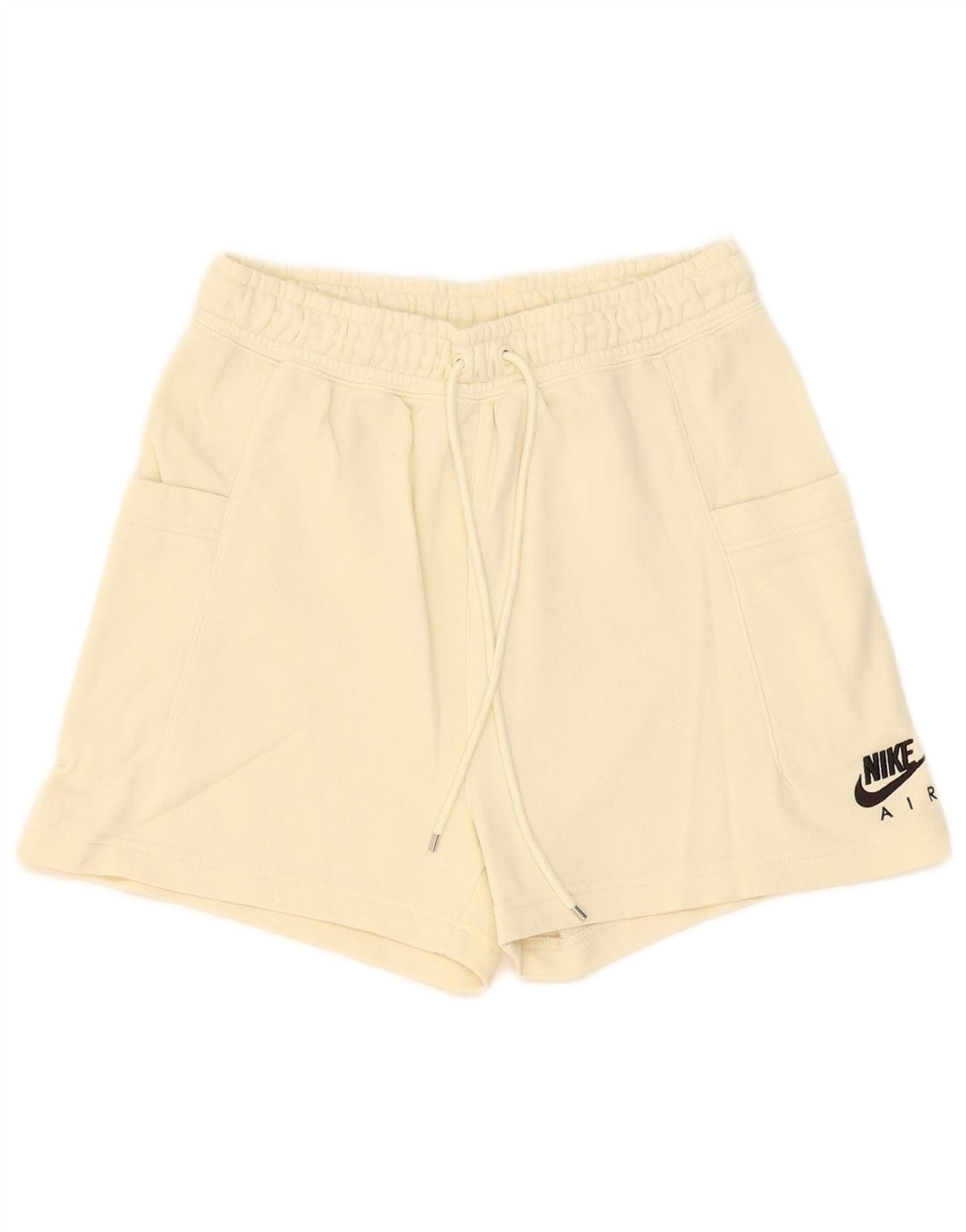 Pantaloncini sportivi Nike da donna UK 8 piccoli in cotone beige