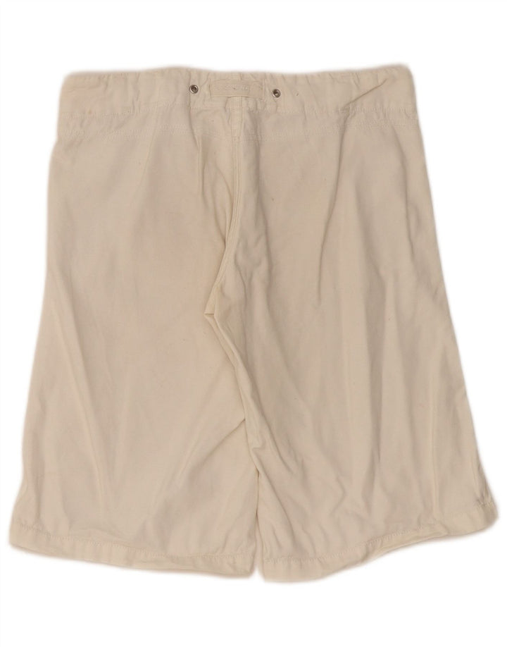 Pantaloncini chino da donna Diesel W26 piccoli in cotone bianco