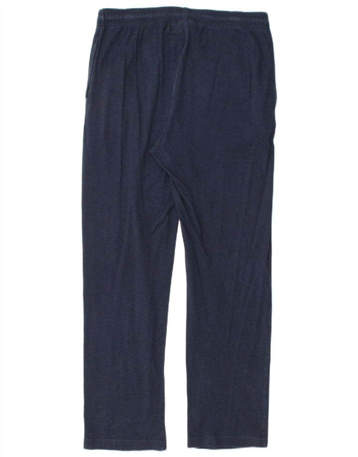 Pantaloni da tuta da uomo CHAMPION cotone medio blu navy