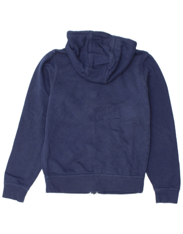 Felpa con cappuccio e zip Nike da uomo XS in cotone blu navy