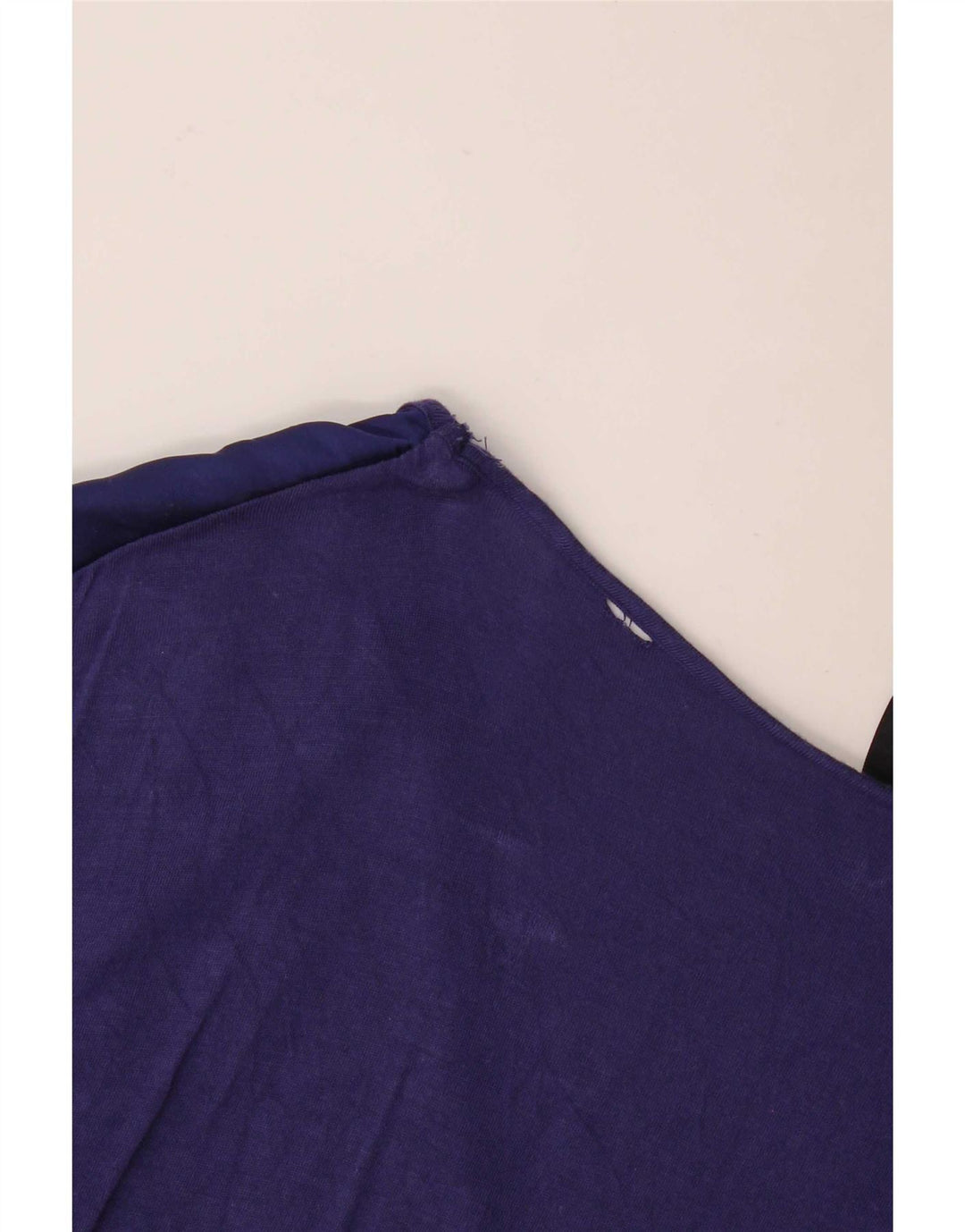 Abito basic da donna Benetton vestibilità rilassata UK 14 Viscosa medio blu navy