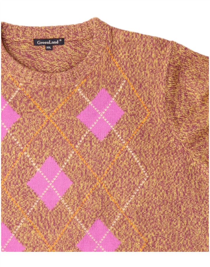 GREENLAND Donna UK 20 2XL Argyle multicolore/acrilico diamante